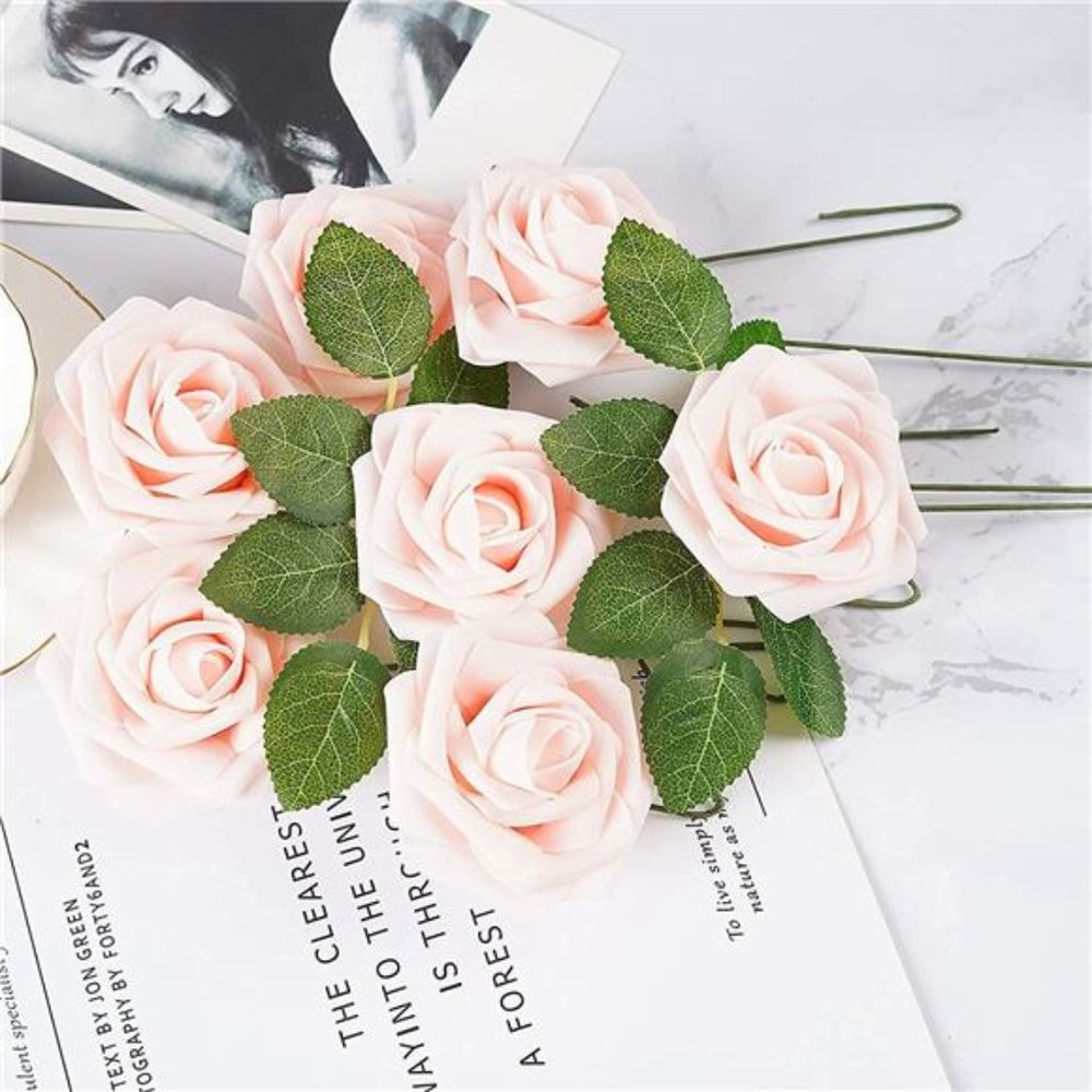 25 Artificial Roses, DIY Decoration Party Events